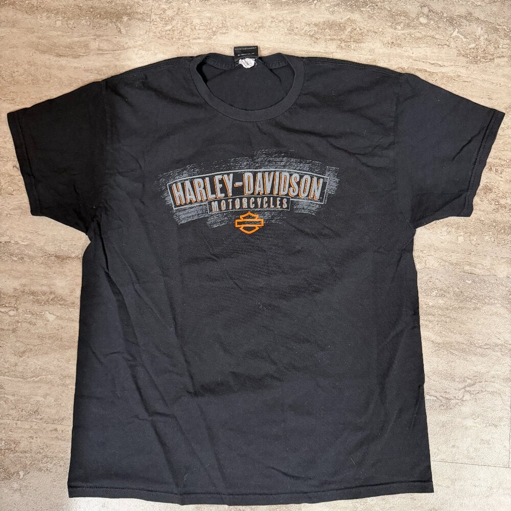 Harley Davidson - ST Paul MN - Black Short Sleeve T-Shirt Mens - Size L - 2023HD
